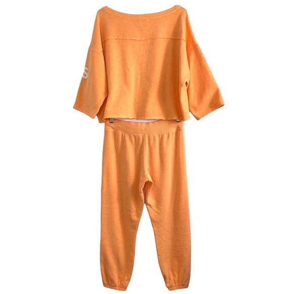 Victoria’s Secret Fleece Sweatsuit Set Orange - Picture 3 of 12